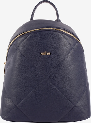 usha BLUE LABEL Rucksack 'Fenia' in Blau: predná strana