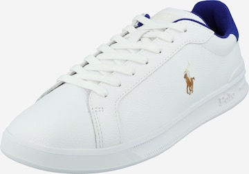 Sneaker bassa di Polo Ralph Lauren in bianco: frontale