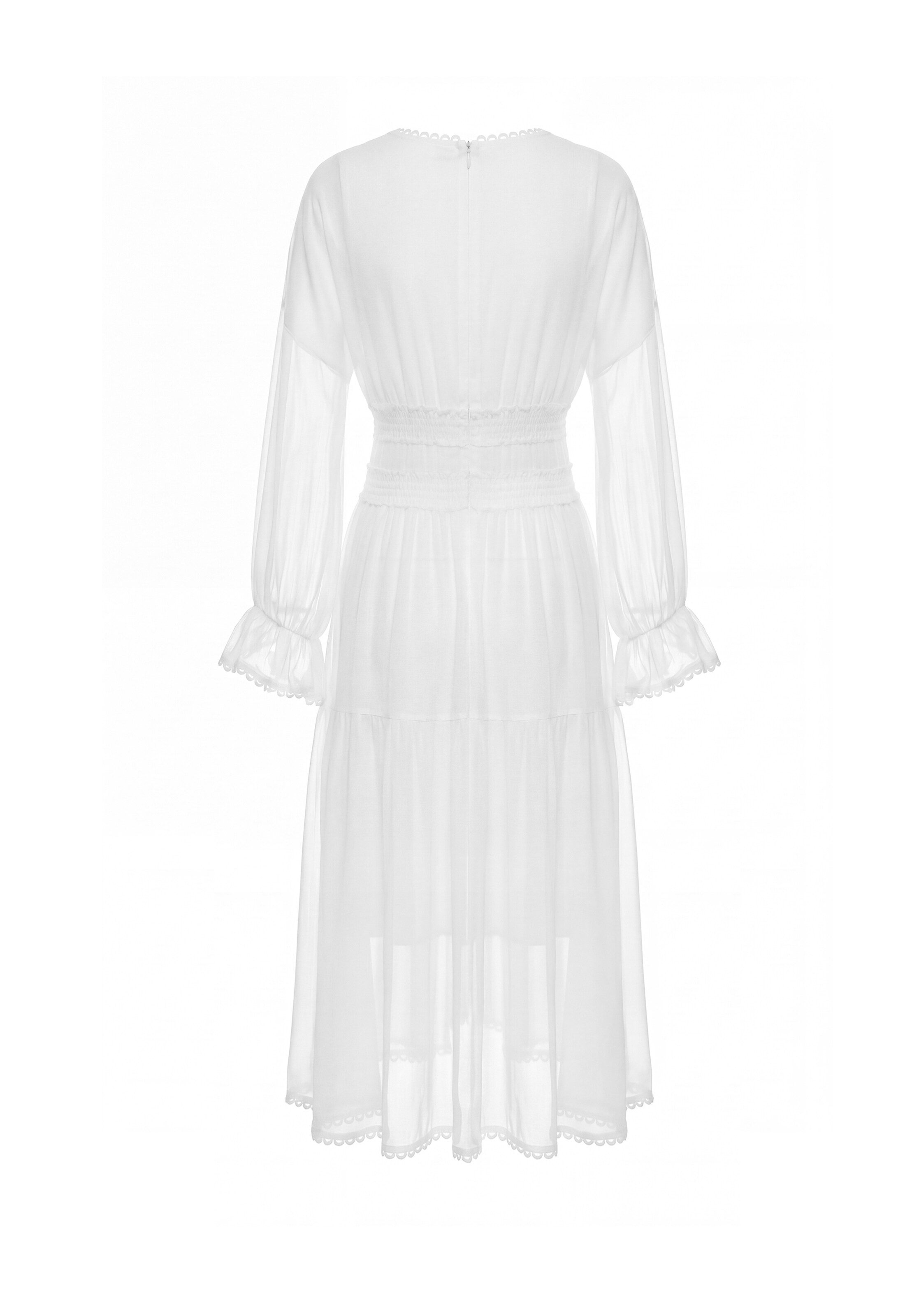 Robe d’été 'Festival' IZIA en blanc