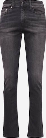 Karl Lagerfeld Regular Jeans in Zwart: voorkant