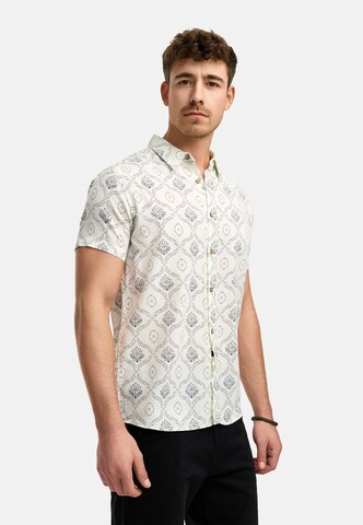 INDICODE JEANS Regular fit Overhemd ' Cotta ' in Wit