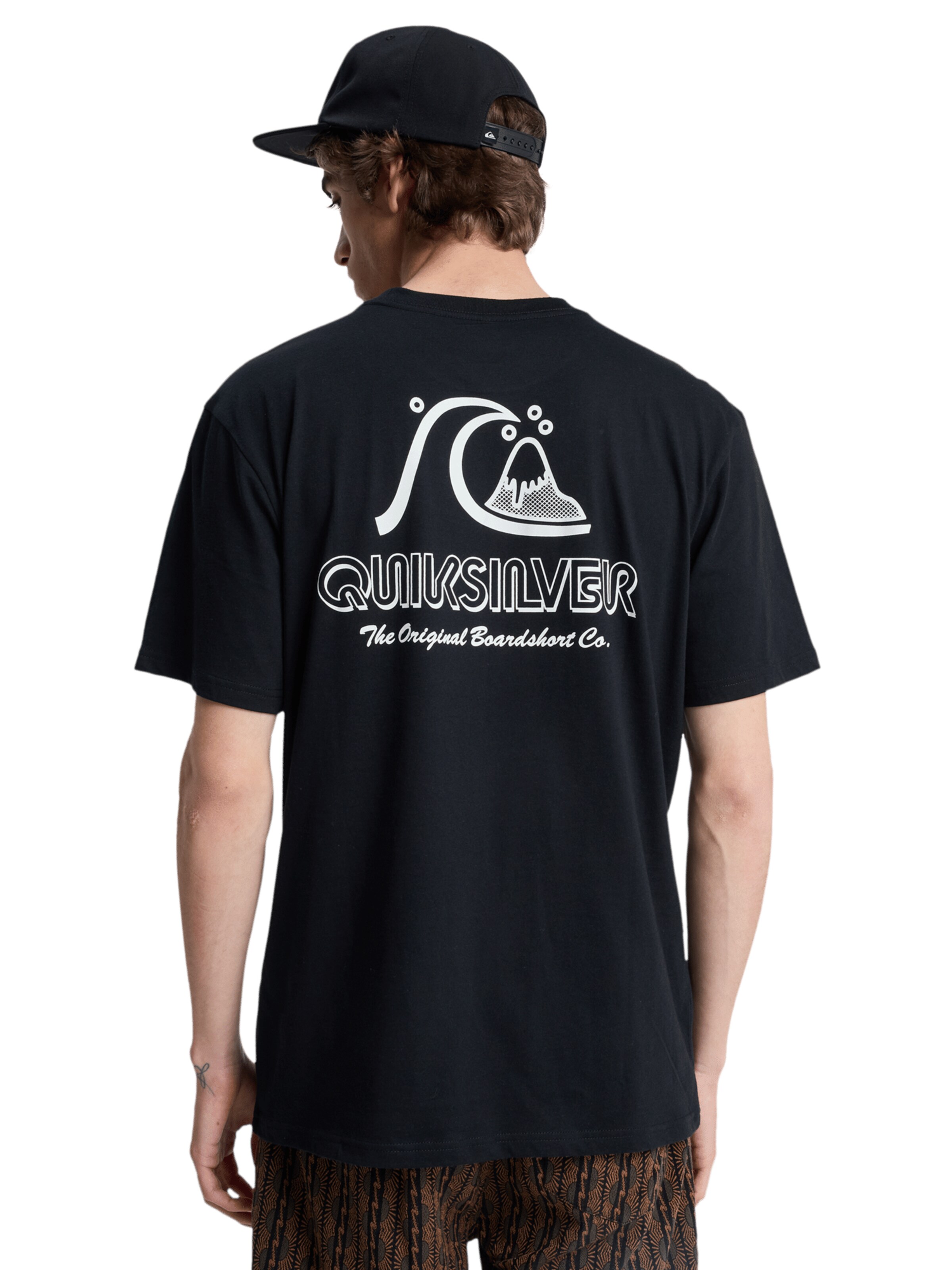 QUIKSILVER T-Shirt ' Evo Original ' in Schwarz