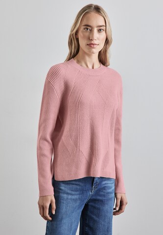 STREET ONE Sweater in Pink: front