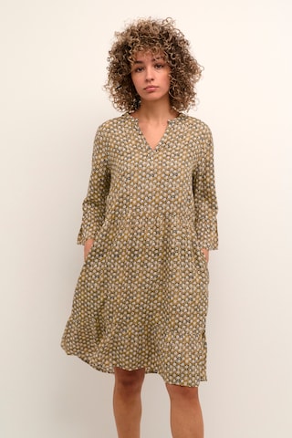 Robe 'Tiah' Cream en jaune : devant