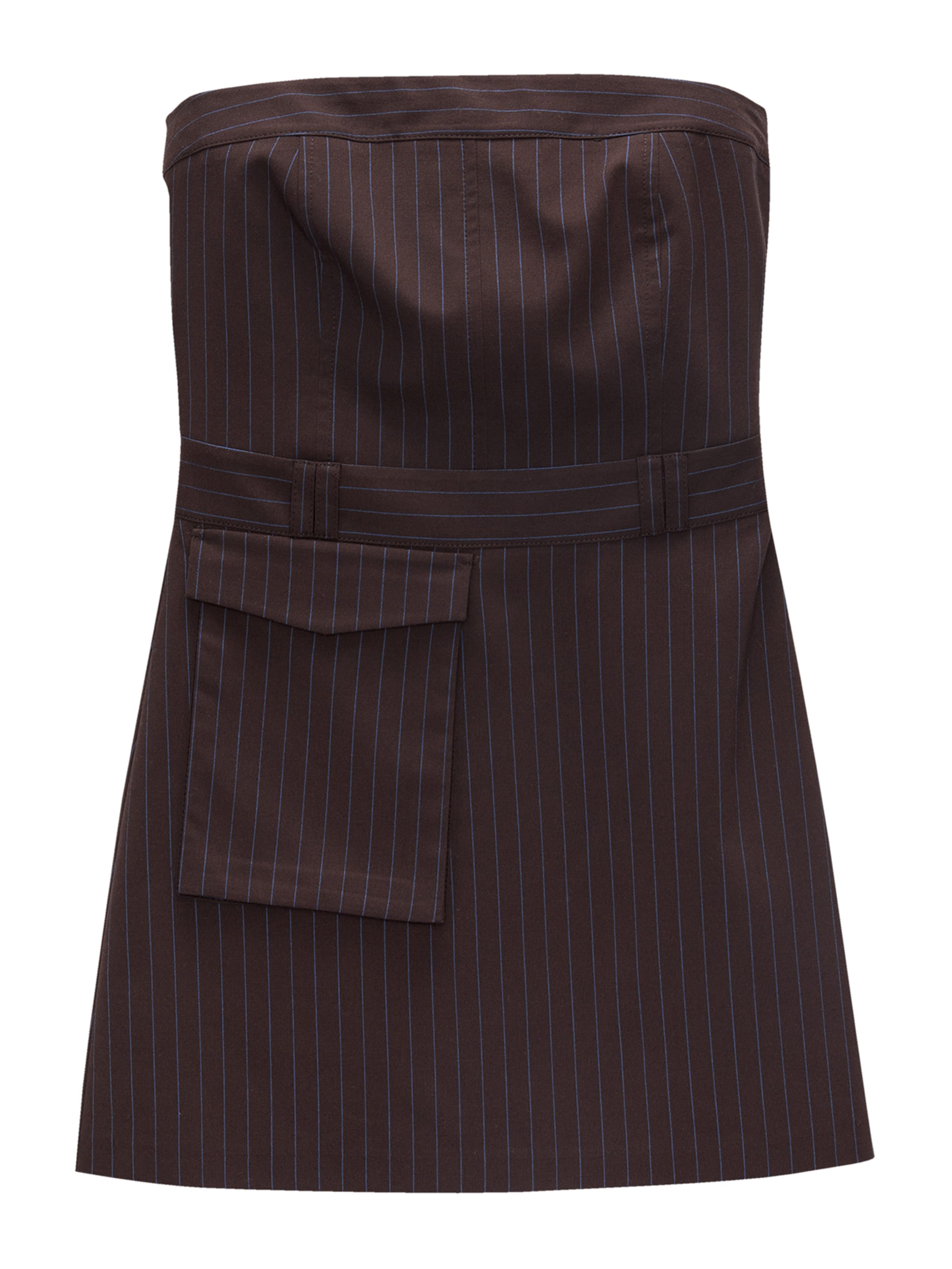 Robe Pull&Bear en marron : devant