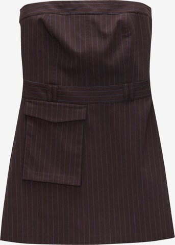 Pull&Bear Dress in Brown: front