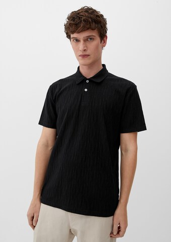 s.Oliver Poloshirt in Schwarz: predná strana