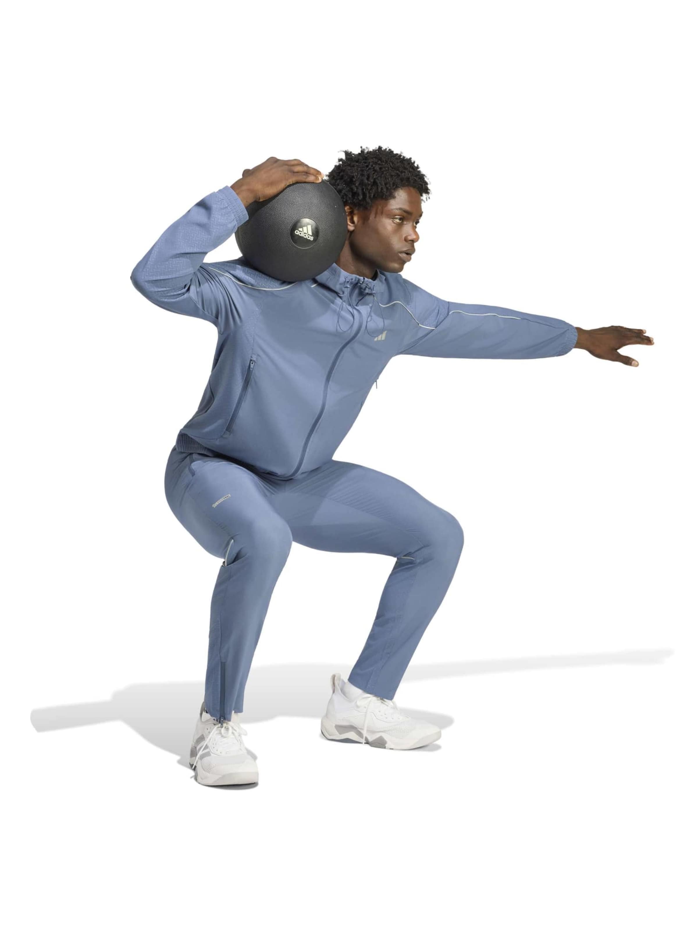 ADIDAS PERFORMANCE Trainingsjacke 'TECH APP' in Blau