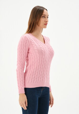 Pull-over Giorgio di Mare en rose