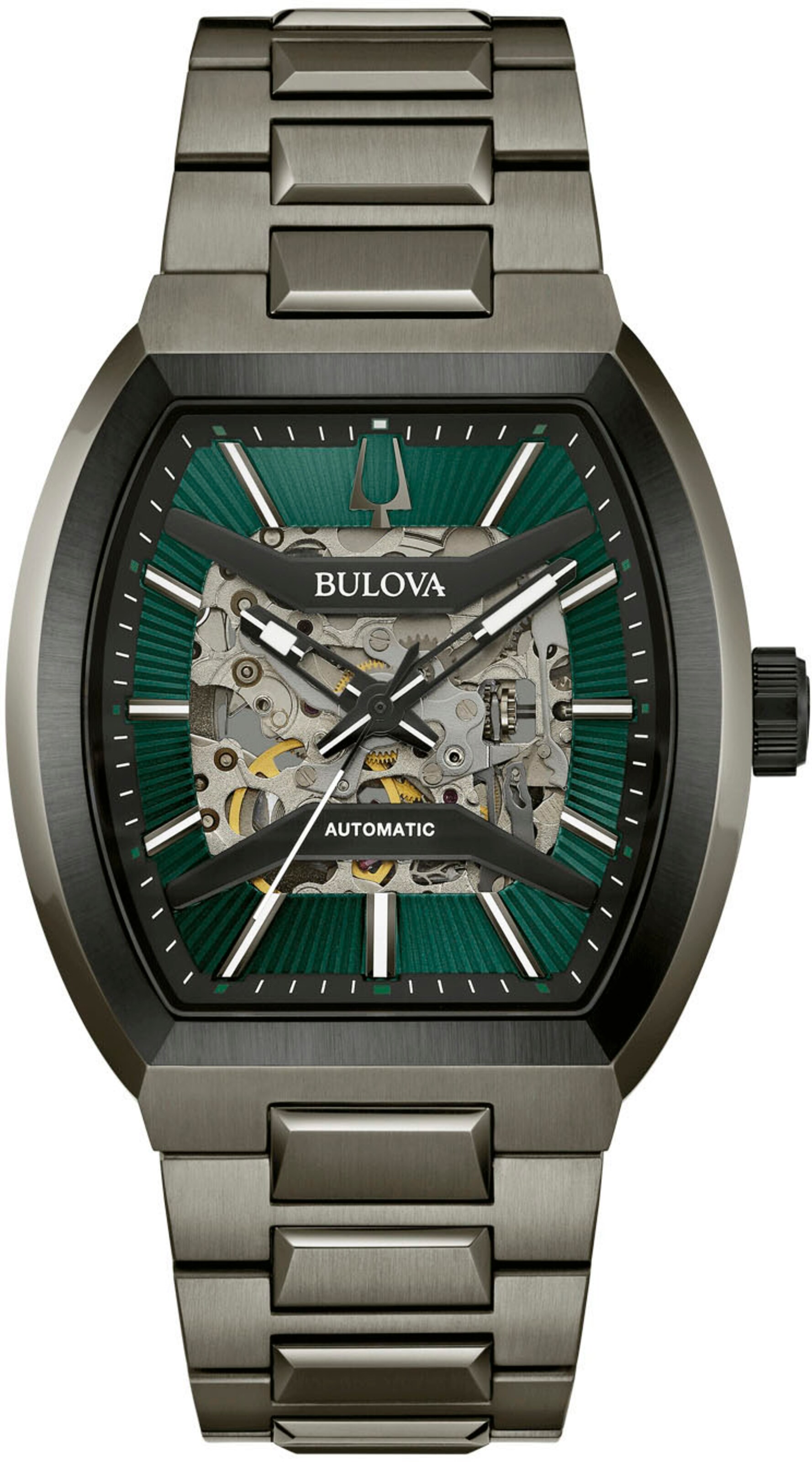 Bulova Analog Watch in Green: front