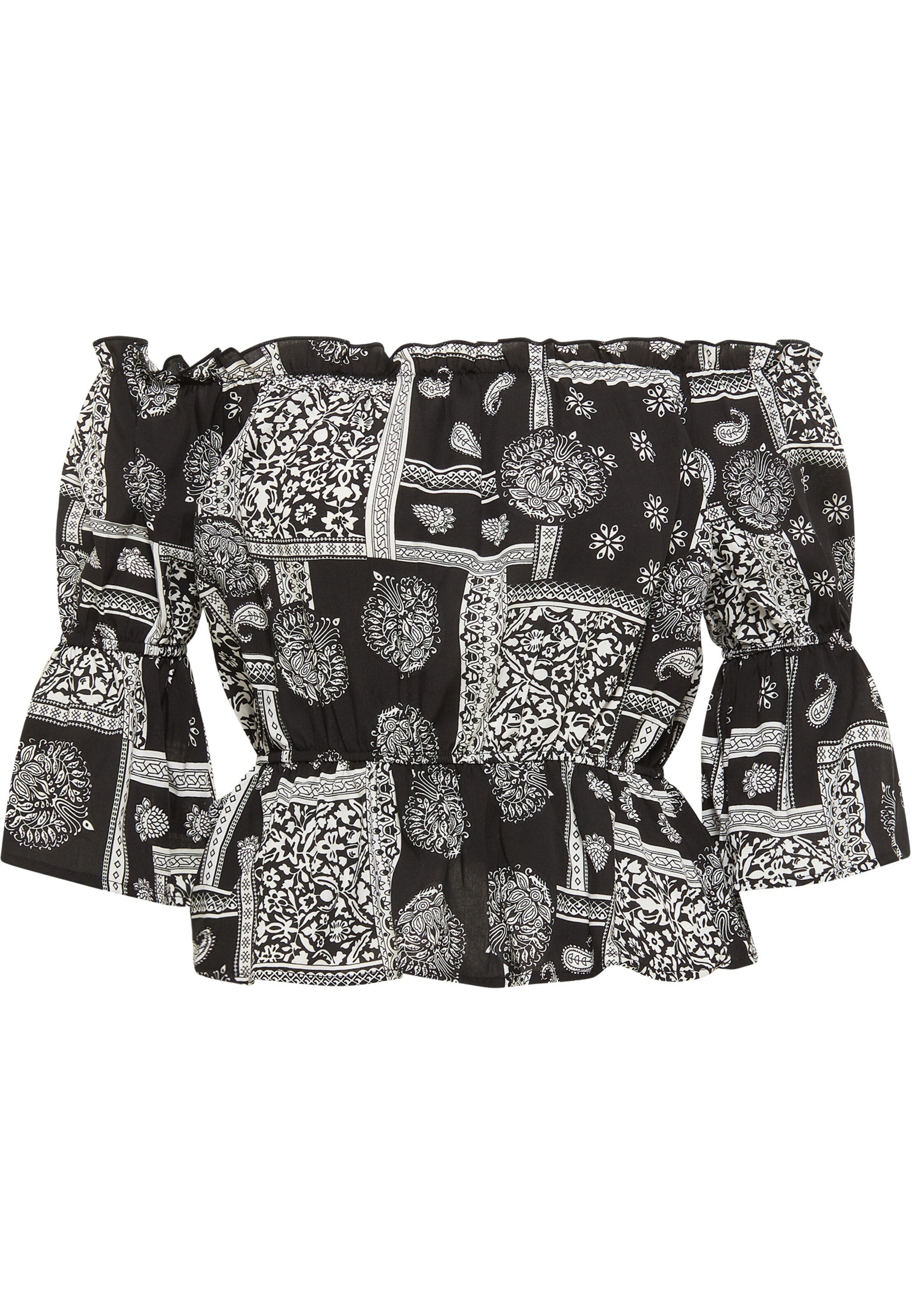 melns IZIA Blūze: no priekšpuses