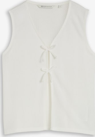 TOM TAILOR DENIM Top in White: front