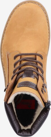 Rieker Lace-Up Boots in Beige