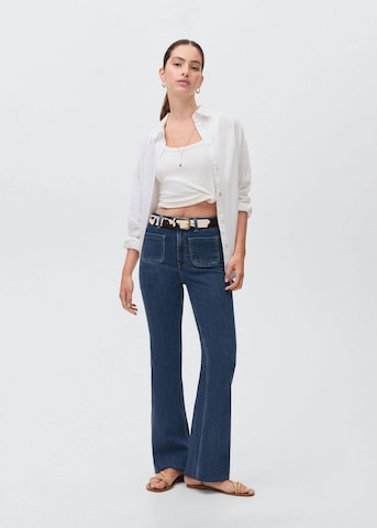 MANGO TEEN Flared Jeans in Blau