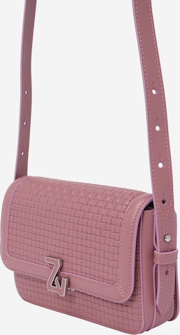 Zadig & Voltaire - Bolso de hombro en rosa: frente