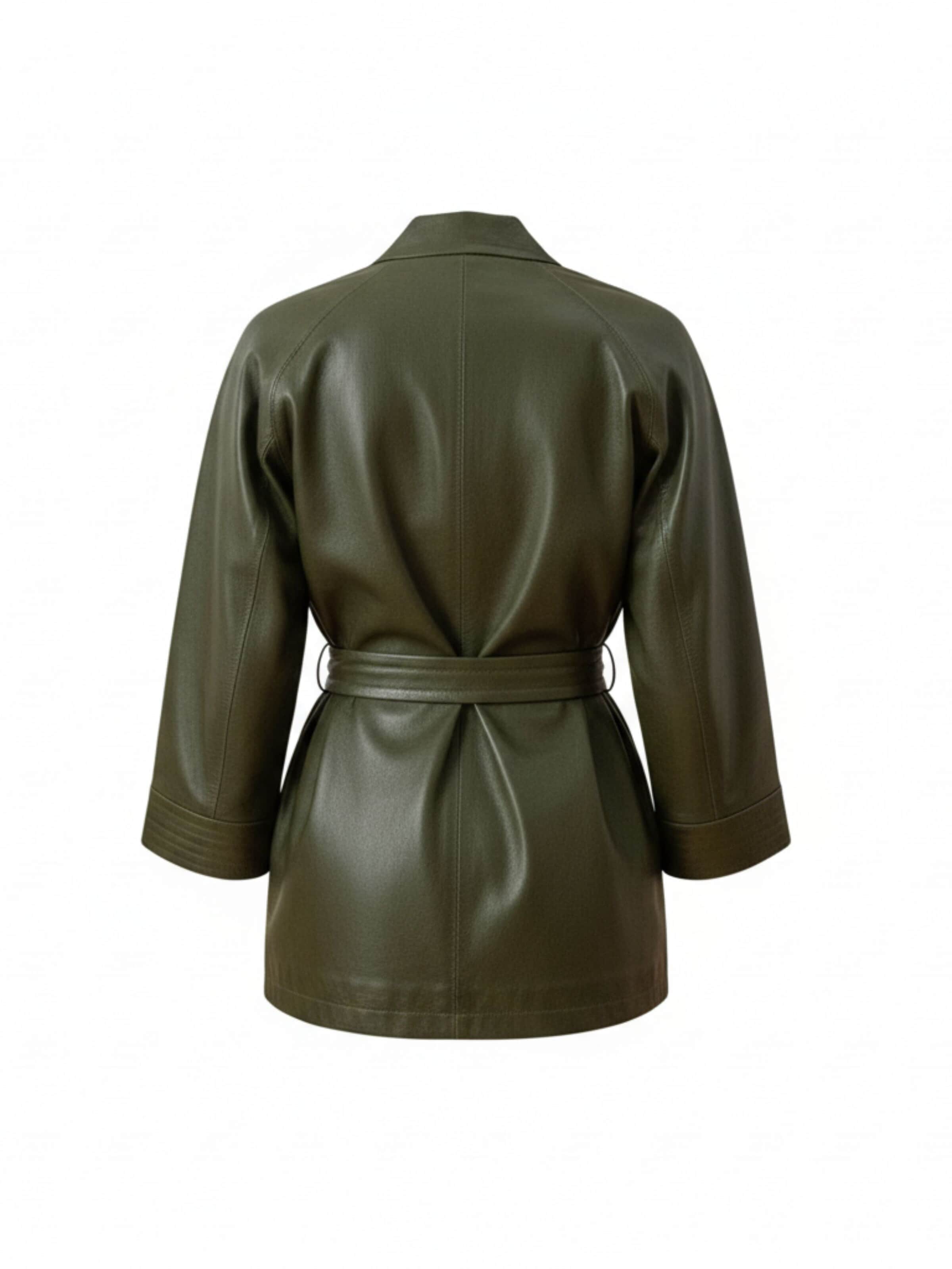 WEARABLE STORIES - Blazer 'Kimono' en verde
