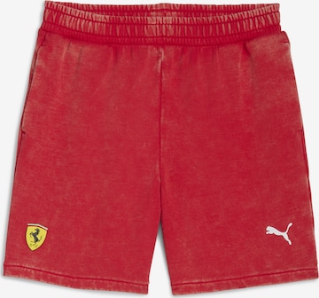 Regular Pantalon de sport PUMA en rouge : devant