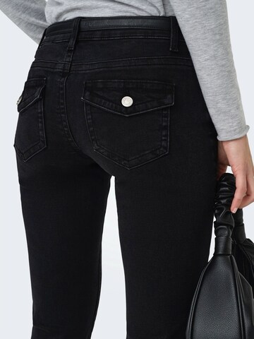 juoda ONLY Kliošinis Džinsai 'ONLCARRIE'
