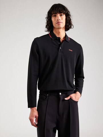 T-Shirt 'Derriko' HUGO en noir : devant