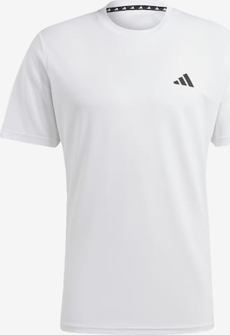 T-Shirt fonctionnel 'Train Essentials' ADIDAS PERFORMANCE en blanc : devant