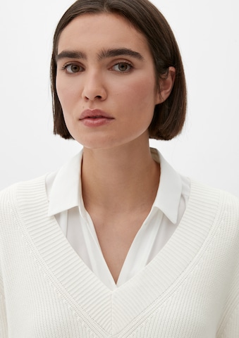 Pull-over s.Oliver BLACK LABEL en blanc