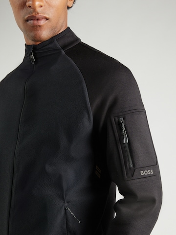 BOSS Bluza rozpinana 'FZ Urban Tech' w kolorze czarny