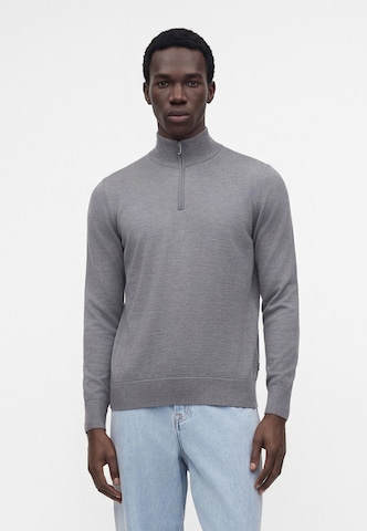 BOSS Pullover 'Ebenji' in Grau: Vorderseite