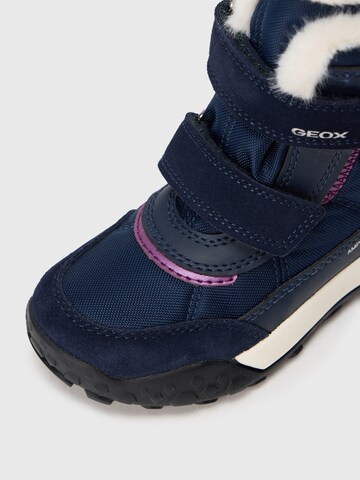 GEOX Snowboots 'TREKKYUP' in Blau