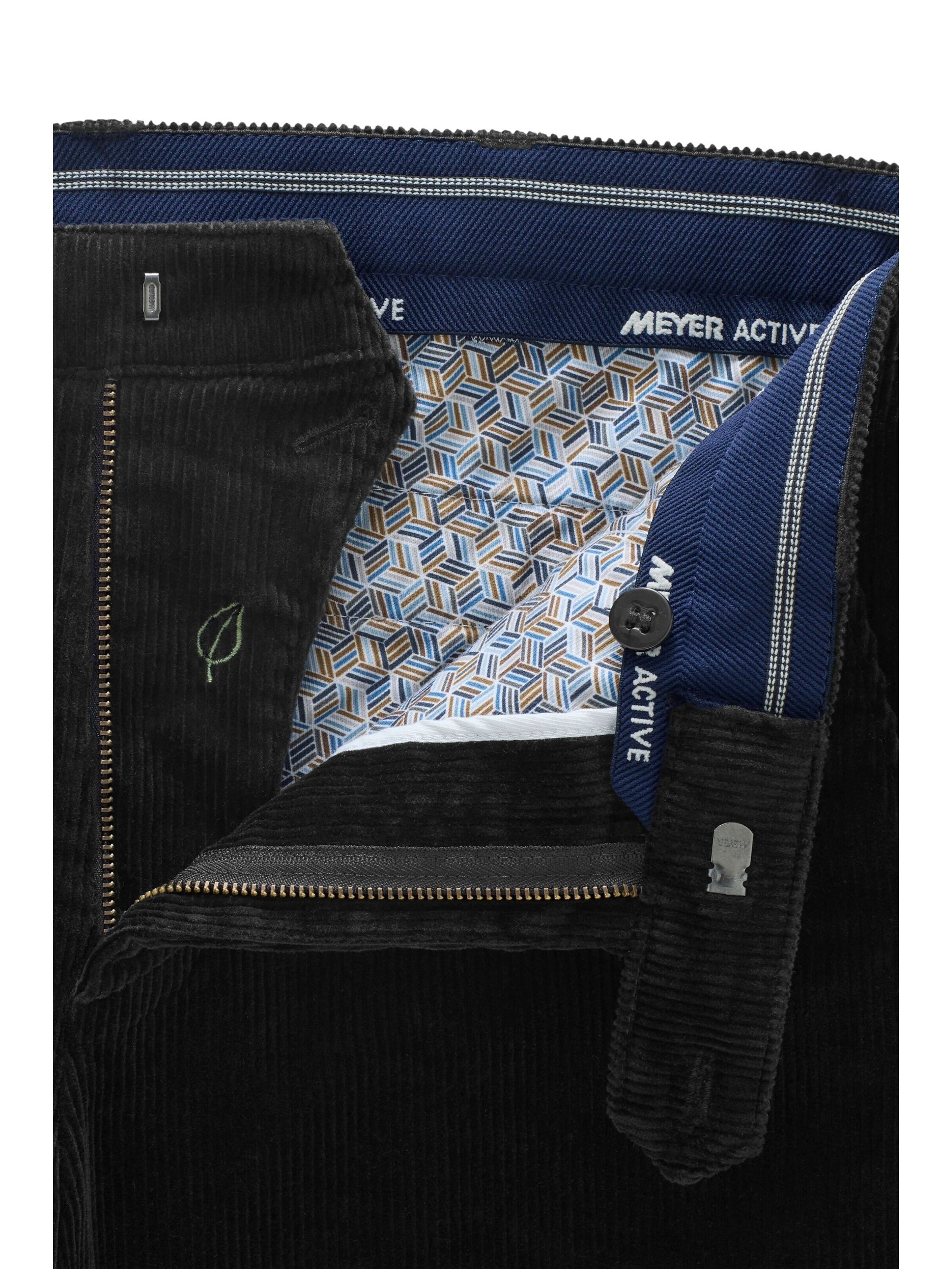 MEYER Regular Chino Pants in Black