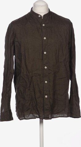 MANGO MAN Button Up Shirt in L in Green: front