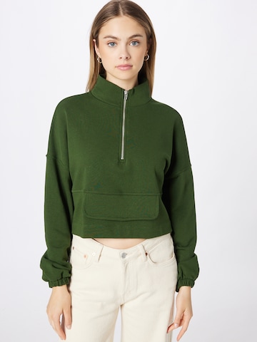 Nasty Gal Sweatshirt in Green