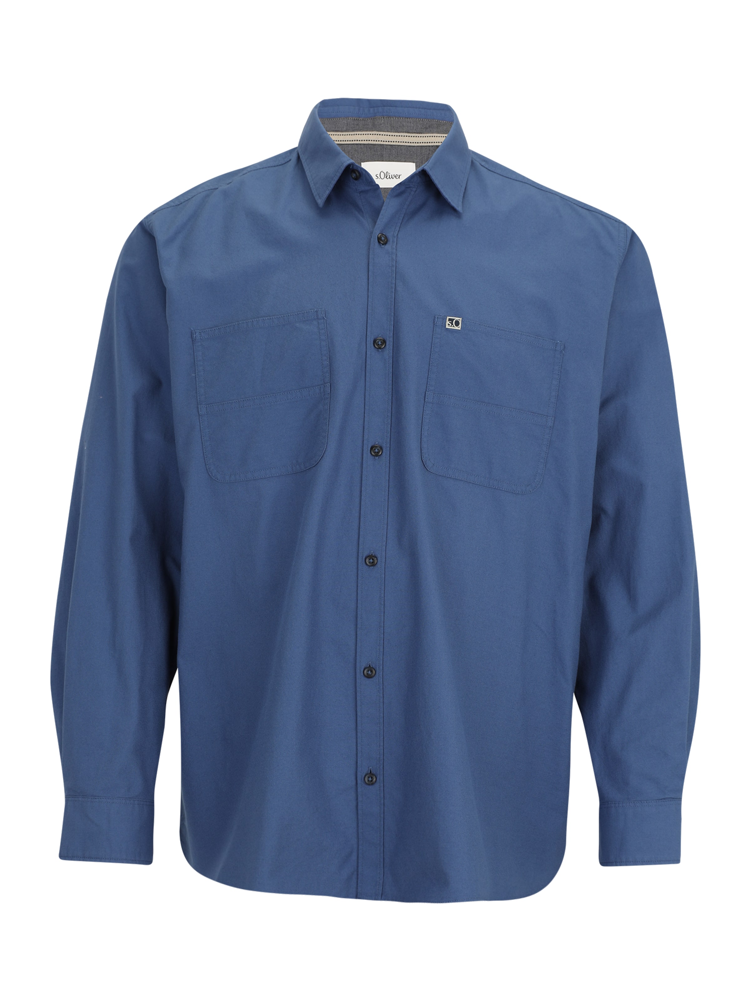 s.Oliver Button Up Shirt in Indigo, Item view