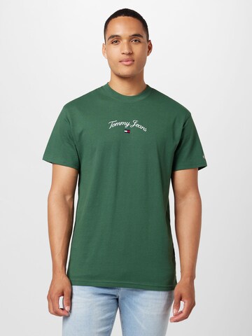 Tommy Jeans T-Shirt in Grün: Vorderseite