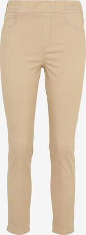 Cassis Slimfit Jeggings in Beige: predná strana