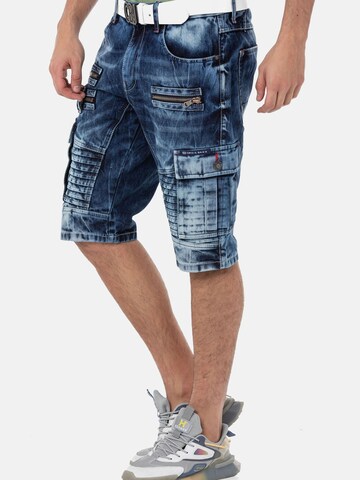 CIPO & BAXX Regular Cargo trousers in Blue