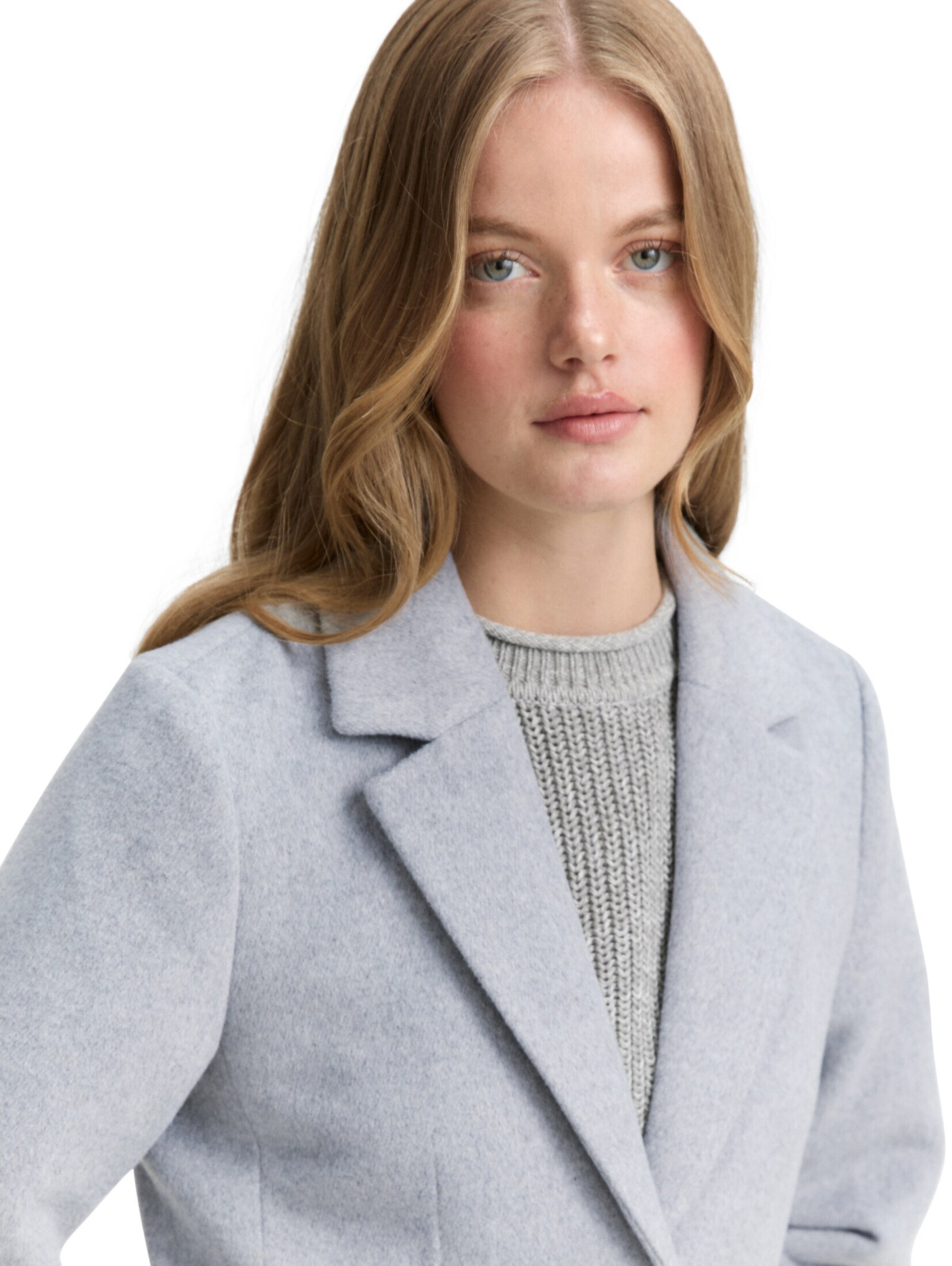 TOM TAILOR DENIM Between-Seasons Coat in Grey