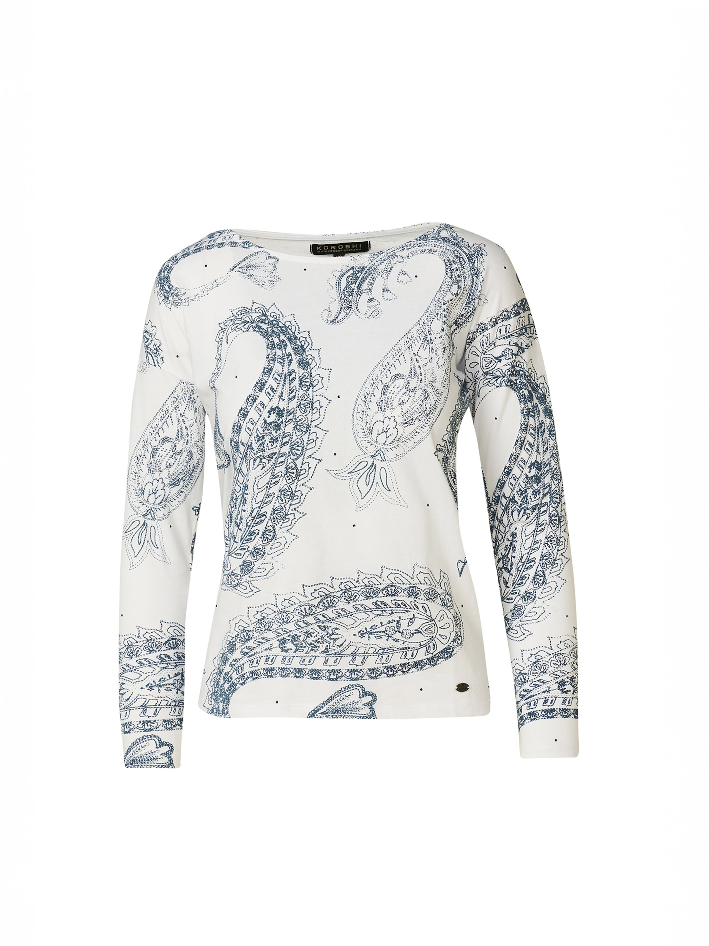 KOROSHI Shirt in Wit: voorkant