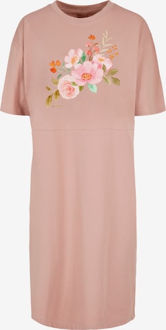 Robe oversize F4NT4STIC en rose : devant