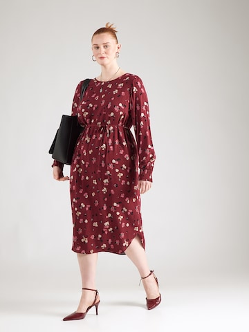 Abito 'CARPETREA' di ONLY Carmakoma in rosso: frontale