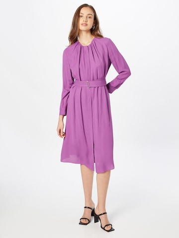 BOSS Sukienka koszulowa 'Dibanora' w kolorze fioletowy: przód