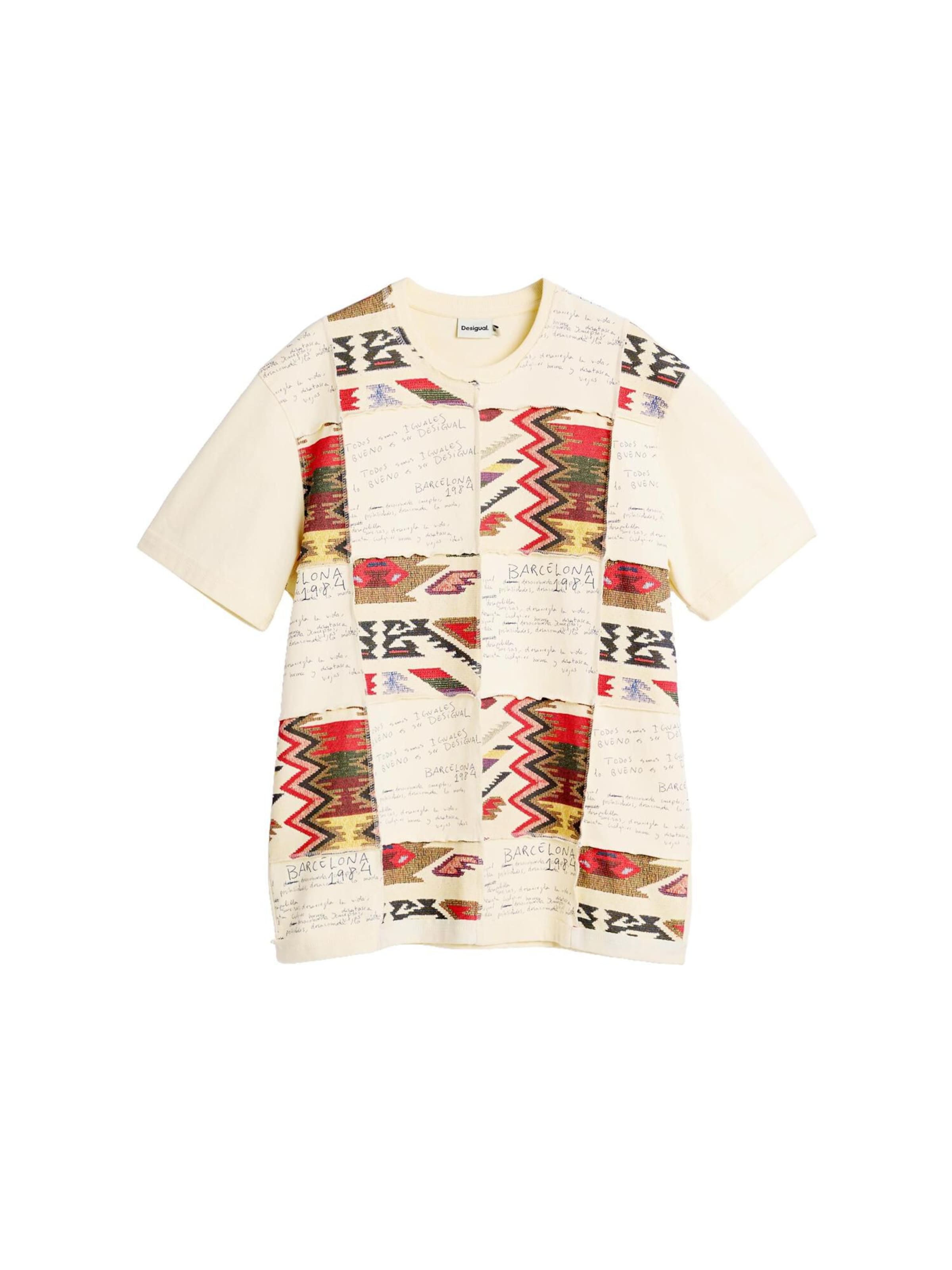 Desigual Тениска в бяло: отпред
