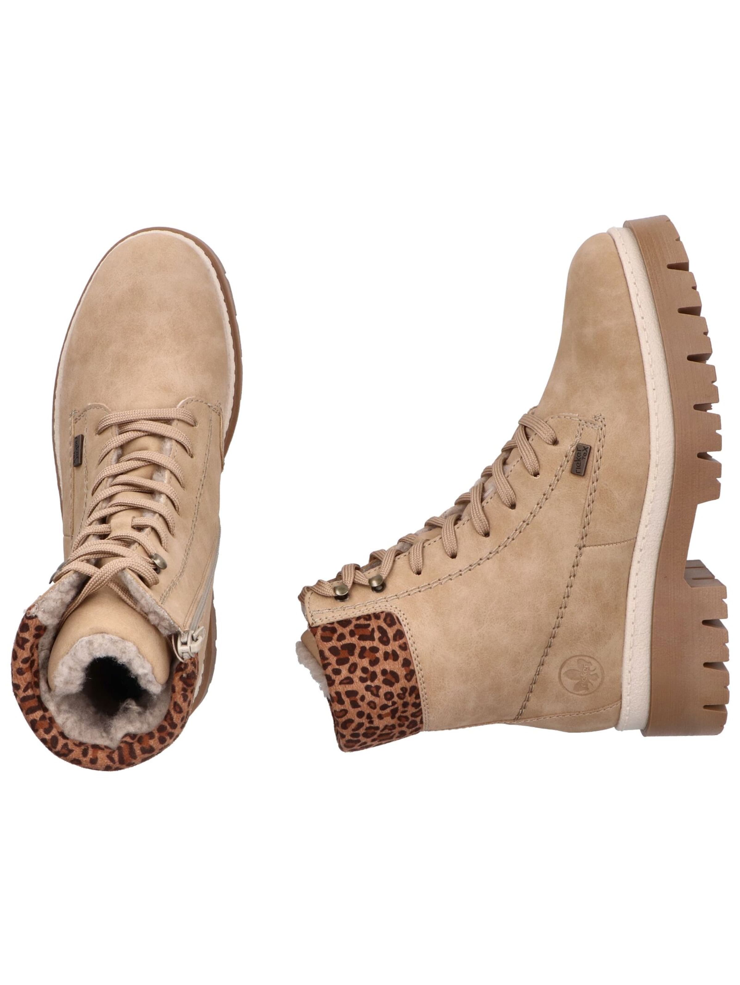 Rieker Gležnarji z vezalkami | bež barva