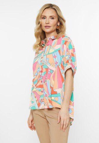 Usha Blouse 'Fashion Look' in Gemengde kleuren: voorkant