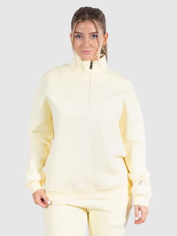 Sweat-shirt 'Teresita' Smilodox en jaune : devant