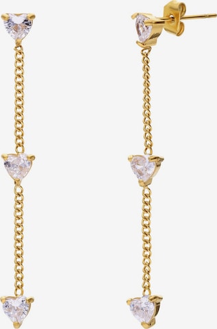 Lucardi Oorbellen in Goud: voorkant