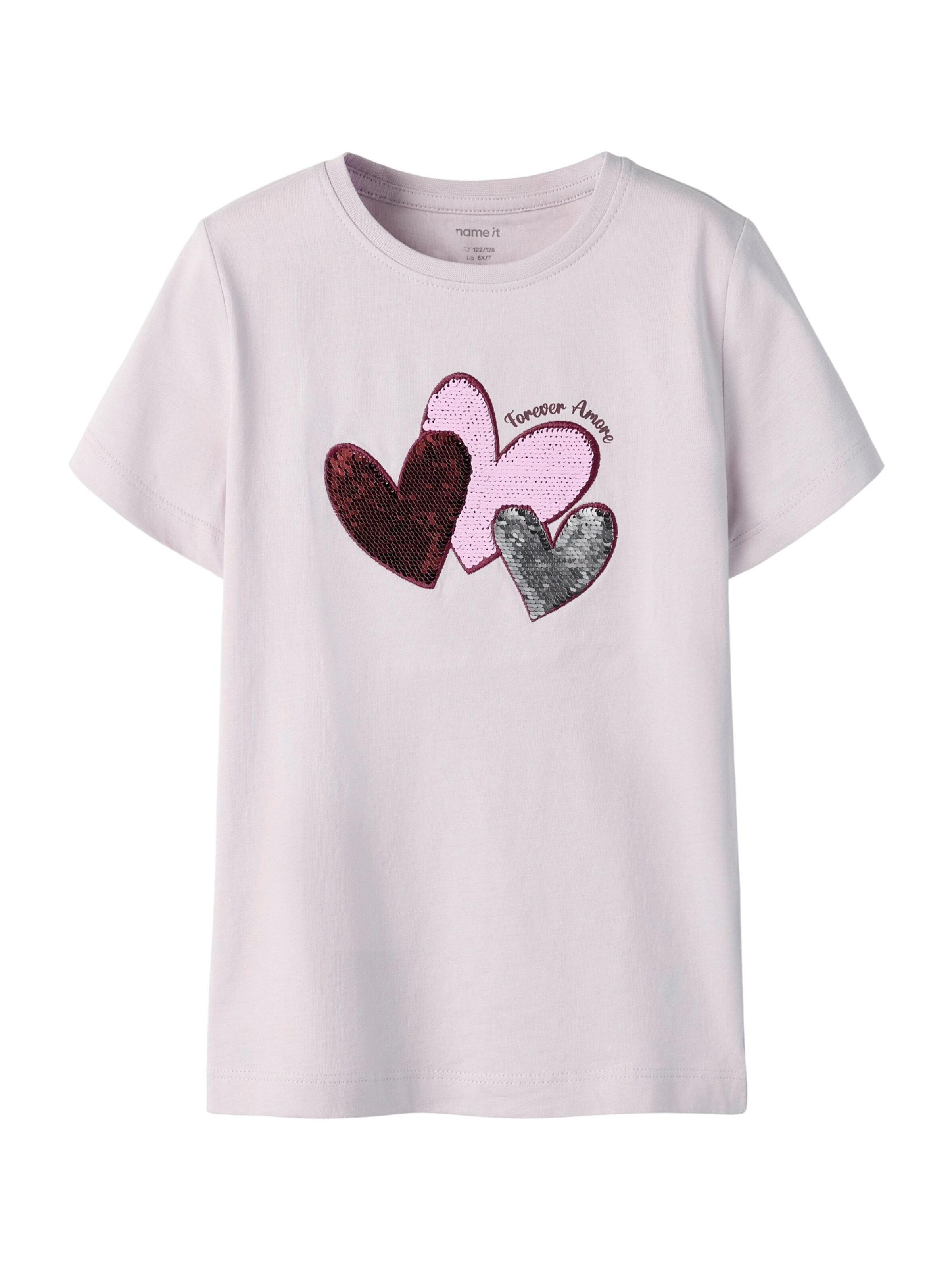NAME IT Póló 'NKFBONNIFA' - lila: elől