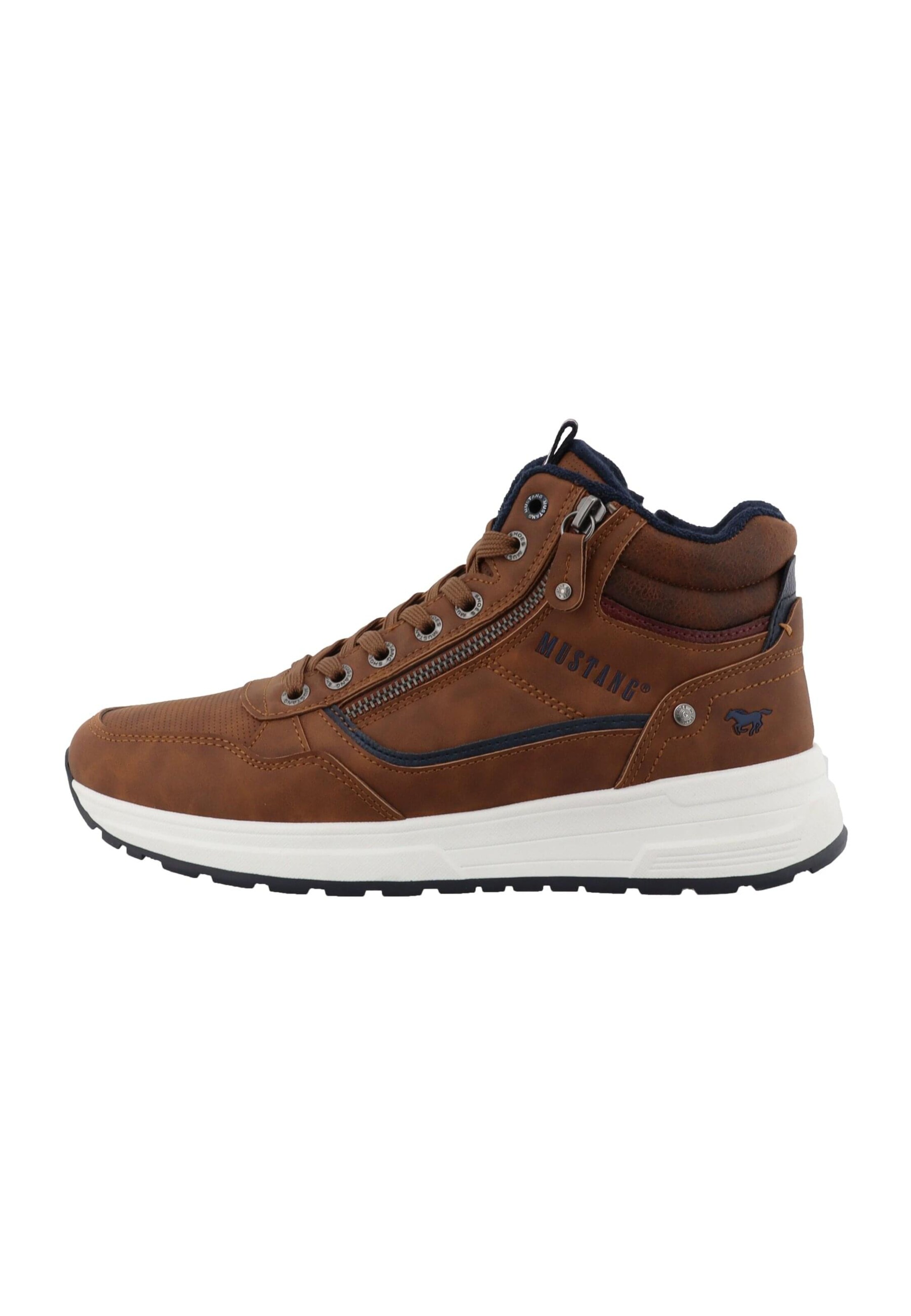 MUSTANG High-top trainers 'Luciano' in Brown