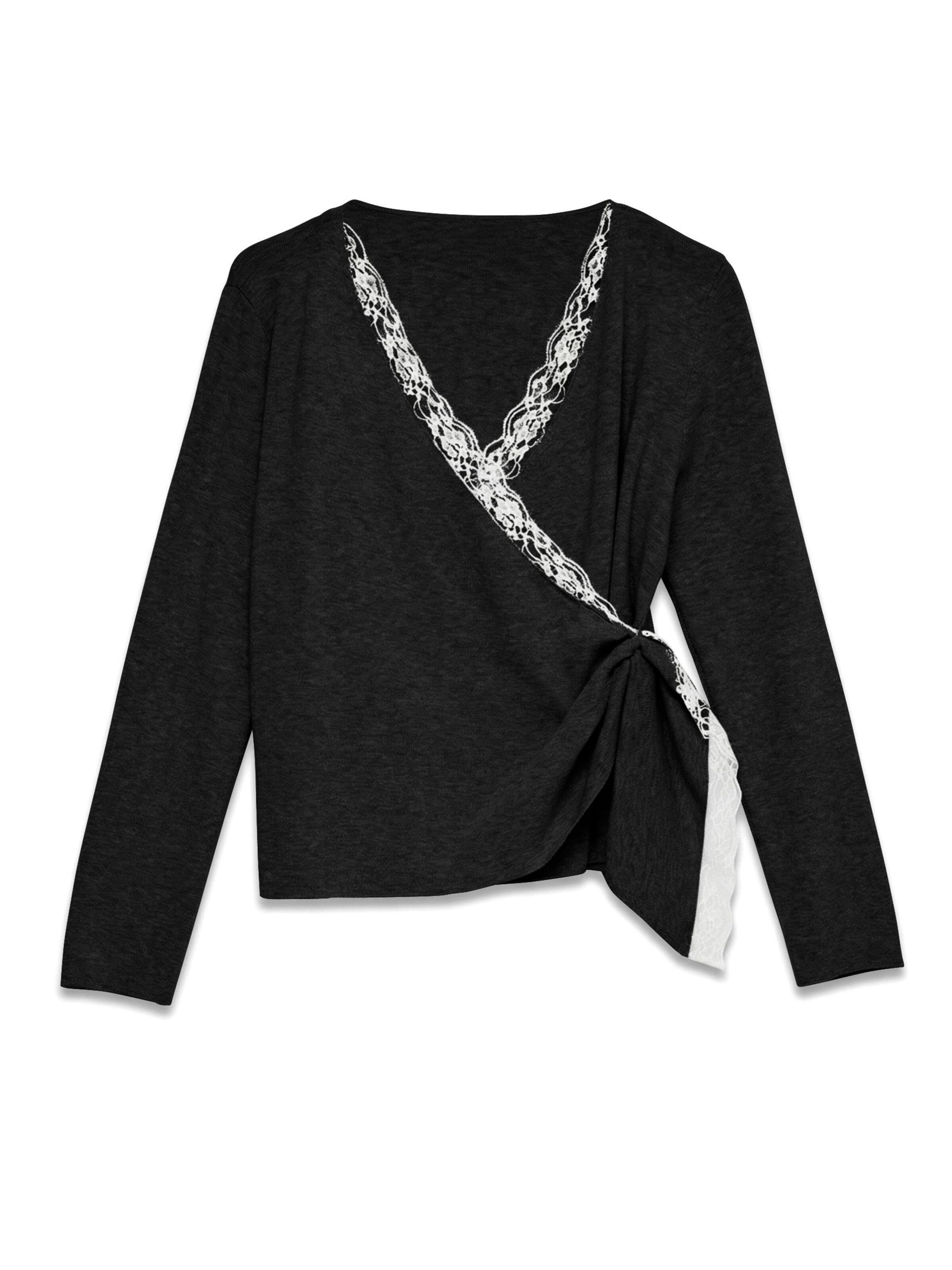 VERO MODA Shirts 'AWMynthe' i XS i sort / hvid, Produktvisning