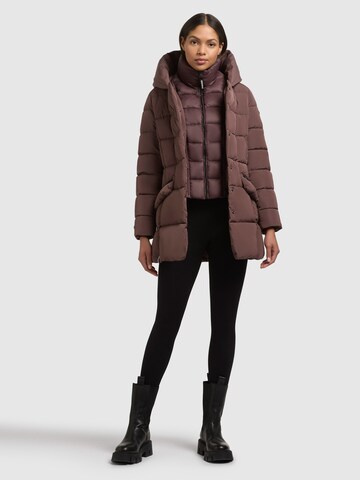 khujo Winter jacket 'Bric' in Purple