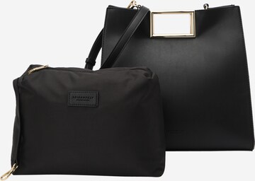 Seidenfelt Manufaktur Schultertasche 'Bjerre' in Schwarz